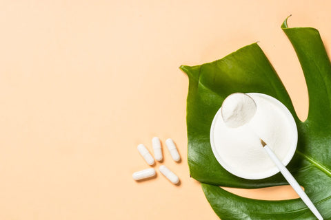 The Best Supplements MSM for Joint Pain Relief. Unlabeled supplement powder, similar in form to MSM powder.