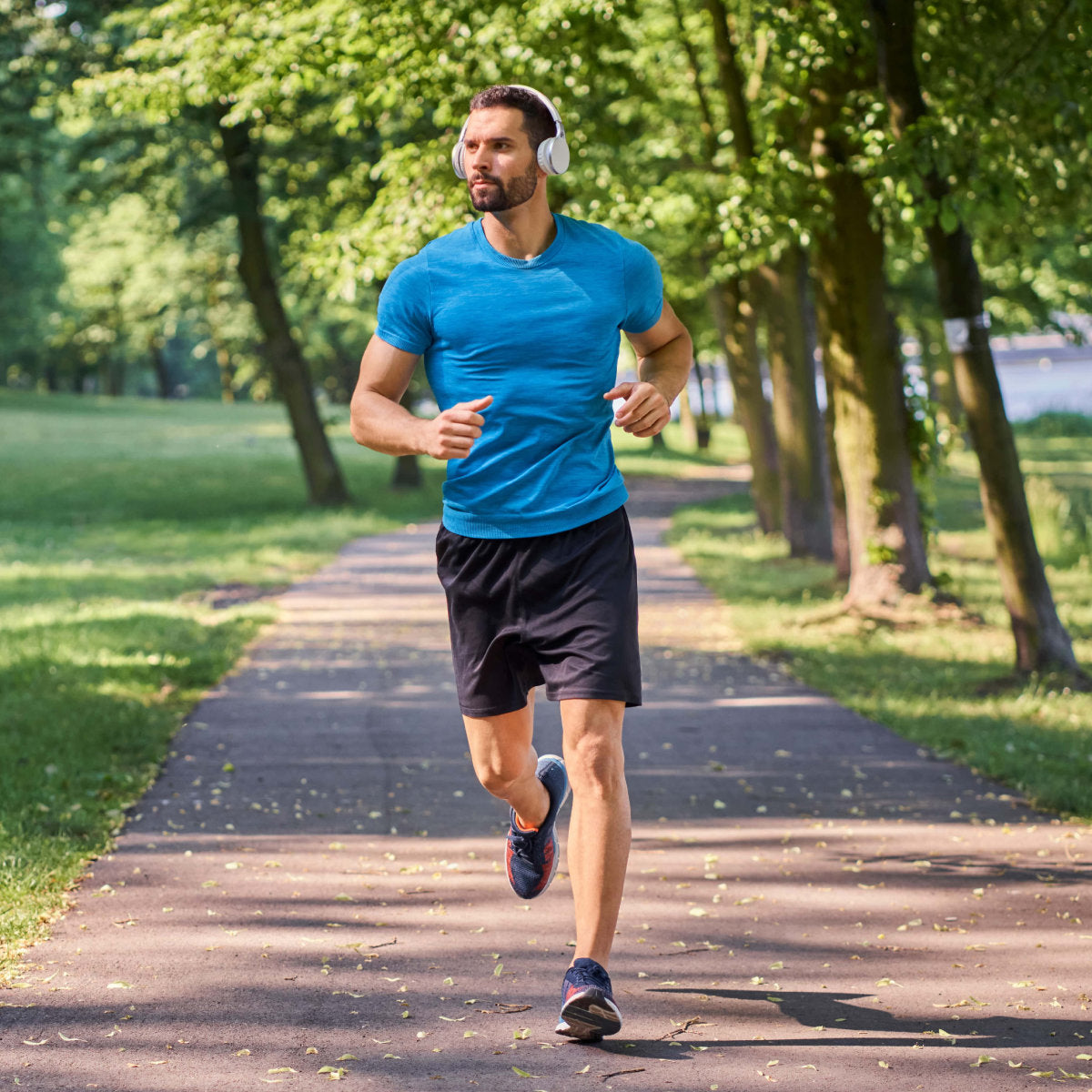 image of man jogging