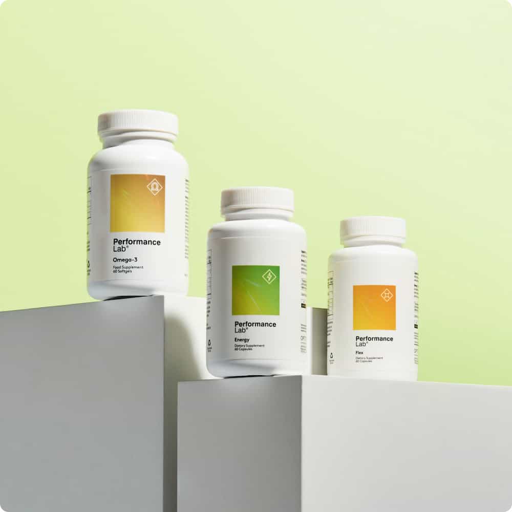 image of Performance Lab® products on a podium